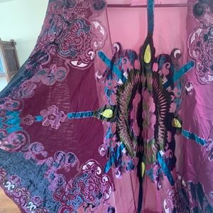 Stunning velvet detail kimono